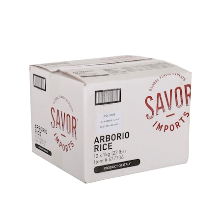 Savor Imports Arborio Rice 1kg Box, PK10 677736